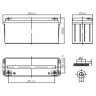 Аккумулятор Delta DTM 12150L