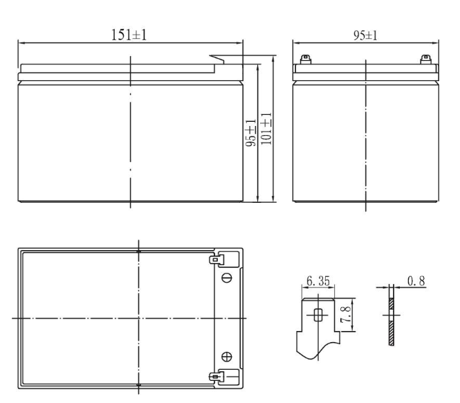 Аккумуляторная батарея Delta GX 12-12